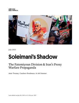 Soleimani's Shadow