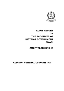 Department of the Auditor General of Pakistan