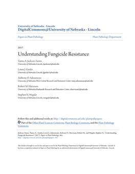 Understanding Fungicide Resistance Tamra A