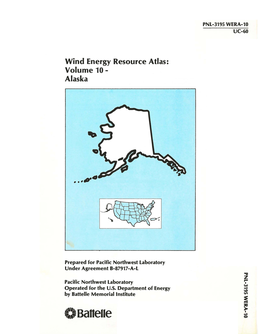 Wind Energy Resource Atlas, the Alaska Region