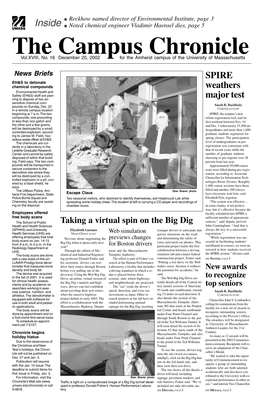 The Campus Chronicle Dec. 20, 2002