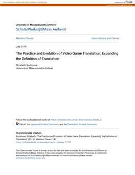 Expanding the Definition of Translation" (2015)
