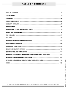 An Historical Analysis of Tax and Fiscal Propositions in California