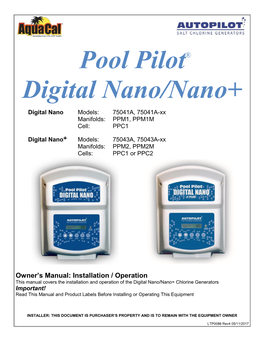 Pool Pilot® Digital Nano/Nano+