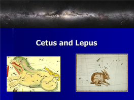 Cetus and Lepus Cetus the Sea Monster Cetus the Sea Monster Mythology of Cetus