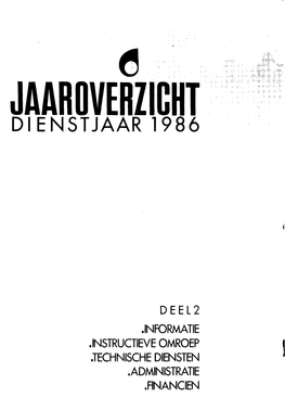 Jaarverslag 1986