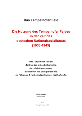 Tempelhof 1933/45