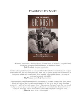 Jim Carmody, Big Nasty by Ron Borne