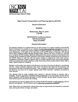 Napa County Transportation and Planning Agency (NCTPA)