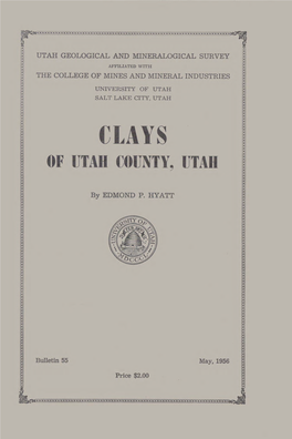 Clays of Utah County Utah