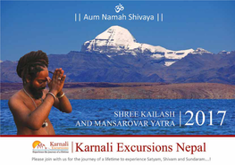 Kailash Mansarovar Yatra-Brochure