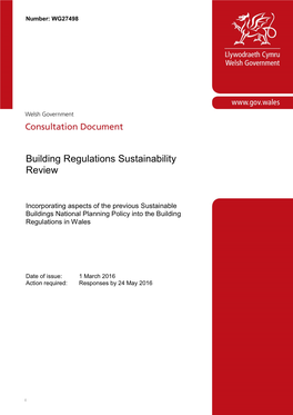 Building Regulations Sustainability Review