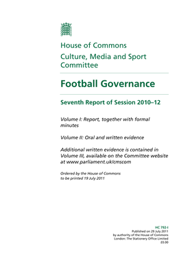 Football Governance