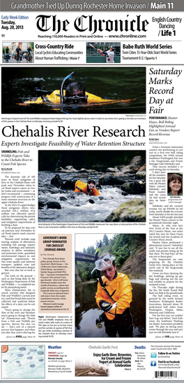 Chehalis River Research