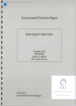 River Quality Objectives