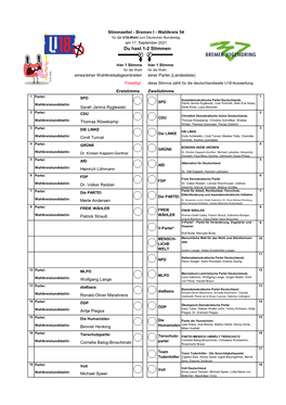 Du Hast 1-2 Stimmen