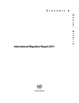 International Migration Report 2011