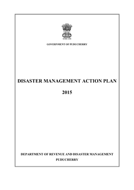 Disaster Management Action Plan 2015