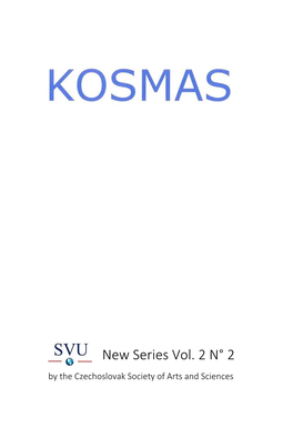 New Series Vol. 2 N° 2 by the Czechoslovak Society of Arts and Sciences