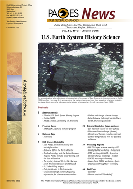 U.S. Earth System History Science