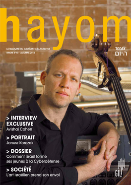 Hayom 49 Édito