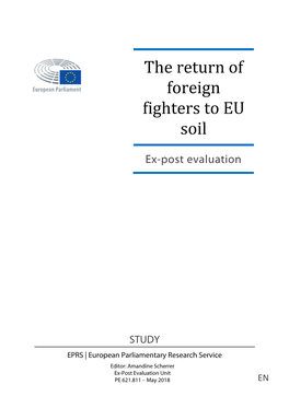 The Return of Foreign Fighters to EU Soil