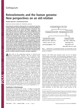 Retroelements and the Human Genome: New Perspectives on an Old Relation