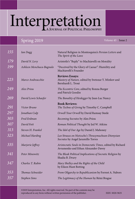 Spring 2019 Volume 45 Issue 2