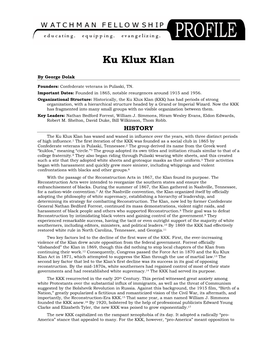 Ku Klux Klan