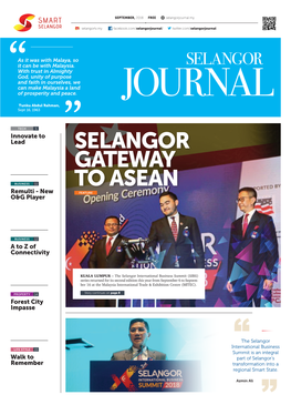 Selangor Gateway to Asean