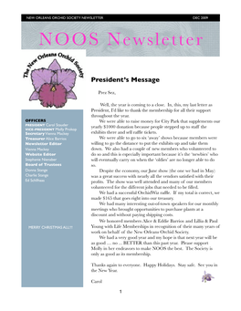 NOOS Newsletter