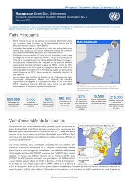 Faits Marquants Vue D'ensemble De La Situation