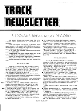 8 Trojans Break Relay Record