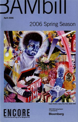 Encorethe Performing Arts Magazine 2006 Spring Season