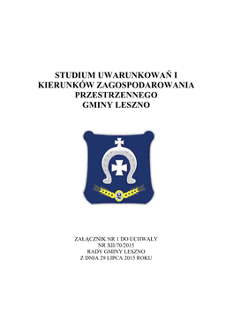 Studium Uwarunkowań I Kierunków Zagospodarowania Przestrzennego