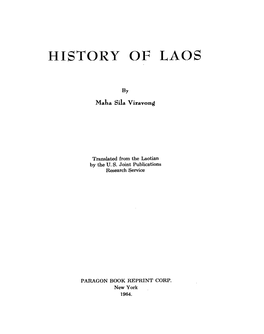 History of Laos