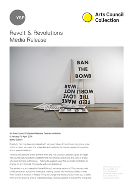 Revolt & Revolutions Media Release