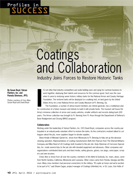 Coatings and Collaboration Industry Joins Forces to Restore Historic Tanks