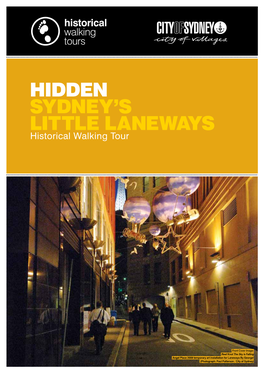 Hidden Sydney's Little Laneways