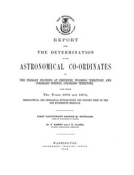 Astronomical Co-Ordinates