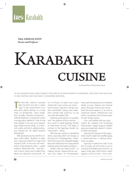 Karabakh Cuisine