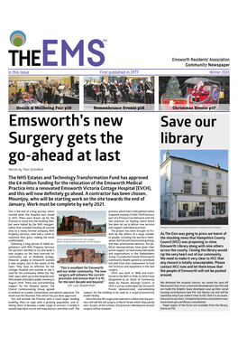 THEEMS Community Newspaper in This Issue First Published in 1977 Winter 2020