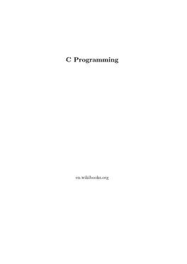 C Programming