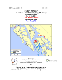 Shorezone Aerial Video Imaging Survey, Southeast Alaska, May 27