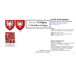 Maison De Coligny & Châtillon-Coligny