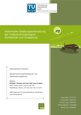 Historische Siedlungsentwicklung P2 Der Untersuchungsregion Schwechat Und Umgebung