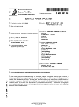 Process for Production of Amide Compounds Using Microorganism