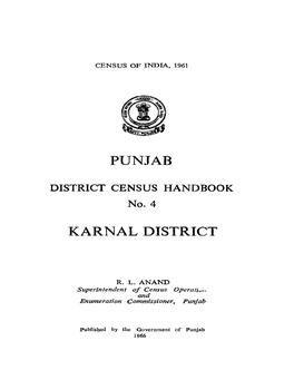 Kernal District, No-4 , Punjab