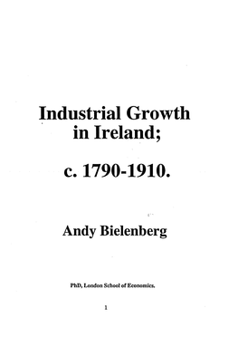 Industrial Growth in Ireland; C