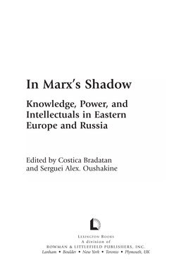 In Marx's Shadow